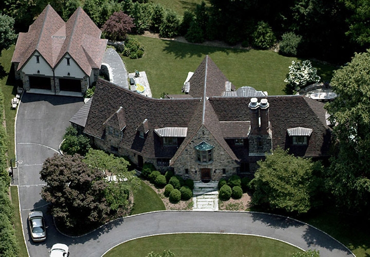 Scarsdale Home Air View